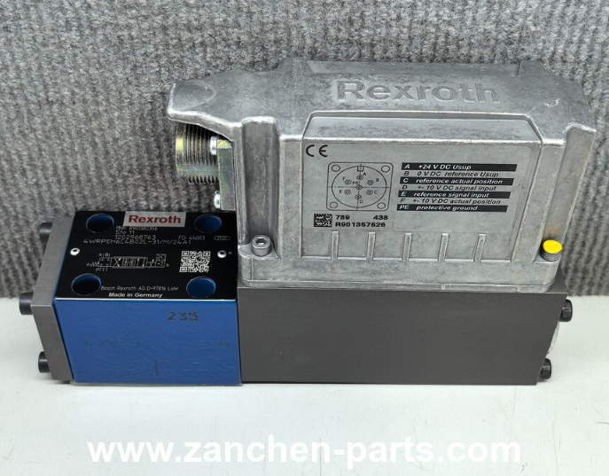 Rexroth R901382356 Proportional Directional Valve 4WRPEH6C4B02L-31/M/24A1